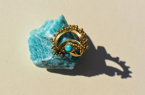 Under the Turquoise Moon Ring