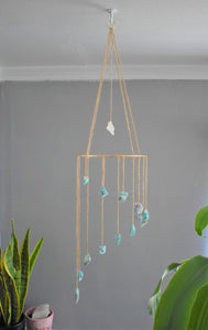 The Rustic Crystal Mobile - Amazonite