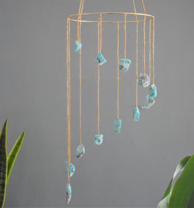 The Rustic Crystal Mobile - Amazonite